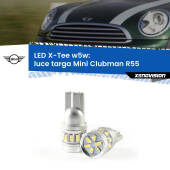 0 Luce Targa LED per Mini Clubman R55 2007 - 2015: W5W X-Tee W5W (T10) LED X-Tee (Coppia)