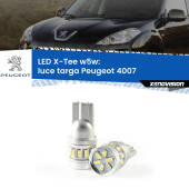 0 Luce Targa LED per Peugeot 4007 2007 - 2012: W5W X-Tee W5W (T10) LED X-Tee (Coppia)