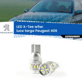0 Luce Targa LED per Peugeot 406 1995 - 2004: W5W X-Tee W5W (T10) LED X-Tee (Coppia)
