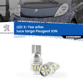 0 Luce Targa LED per Peugeot ION 2010 - 2019: W5W X-Tee W5W (T10) LED X-Tee (Coppia)