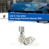 0 Luce Targa LED per Porsche Macan 95B 2014 - 2018: W5W X-Tee W5W (T10) LED X-Tee (Coppia)