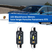 0 Luce Targa LED per Porsche Panamera 970 2009 - 2016: C5W BlackForce 36mm (Coppia) C5W 36mm: LED Blackforce 6000k (Coppia)