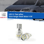 0 Luce Targa LED per Seat Ibiza V 6F 2017 in poi: W5W X-Tee W5W (T10) LED X-Tee (Coppia)