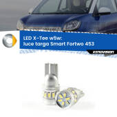 0 Luce Targa LED per Smart Fortwo 453 2014 in poi: W5W X-Tee W5W (T10) LED X-Tee (Coppia)