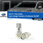 0 Luce Targa LED per Subaru Outback BL/BP 2003 - 2009: W5W X-Tee W5W (T10) LED X-Tee (Coppia)
