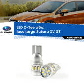 0 Luce Targa LED per Subaru XV GT 2017 - 2021: W5W X-Tee W5W (T10) LED X-Tee (Coppia)