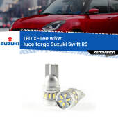0 Luce Targa LED per Suzuki Swift RS 2005 - 2010: W5W X-Tee W5W (T10) LED X-Tee (Coppia)