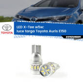 0 Luce Targa LED per Toyota Auris E150 2006 - 2012: W5W X-Tee W5W (T10) LED X-Tee (Coppia)