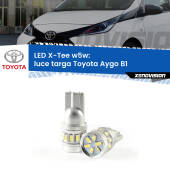 0 Luce Targa LED per Toyota Aygo B1 2005 - 2014: W5W X-Tee W5W (T10) LED X-Tee (Coppia)