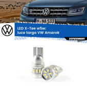 0 Luce Targa LED per VW Amarok  2010 - 2016: W5W X-Tee W5W (T10) LED X-Tee (Coppia)