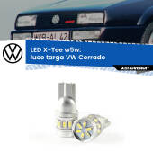 0 Luce Targa LED per VW Corrado 1988 - 1995: W5W X-Tee W5W (T10) LED X-Tee (Coppia)