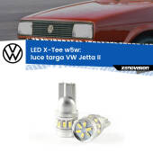 0 Luce Targa LED per VW Jetta II 1984 - 1992: W5W X-Tee W5W (T10) LED X-Tee (Coppia)