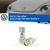 0 Luce Targa LED per VW New Beetle II Versione 1: W5W X-Tee W5W (T10) LED X-Tee (Coppia)