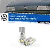 0 Luce Targa LED per VW Passat B3 1988 - 1996: W5W X-Tee W5W (T10) LED X-Tee (Coppia)