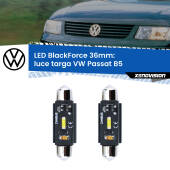 0 Luce Targa LED per VW Passat B5 1996 - 2000: C5W BlackForce 36mm (Coppia) C5W 36mm: LED Blackforce 6000k (Coppia)