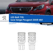 T10: LED Bolt 6000k (Coppia)