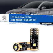 0 Luce Targa LED Peugeot 301 2012 - 2017: T10 GoldStar T10 (W5W) Goldstar Coppia LED Canbus Next Gen