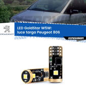 0 Luce Targa LED Peugeot 806 1994 - 2002: T10 GoldStar T10 (W5W) Goldstar Coppia LED Canbus Next Gen