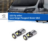 0 Luce Targa LED Peugeot Boxer Mk2 2002 - 2005: W5W Fly W5W: Lampadine LED Fly 6000k (Coppia)