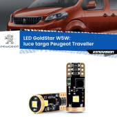 0 Luce Targa LED Peugeot Traveller 2016 in poi: T10 GoldStar T10 (W5W) Goldstar Coppia LED Canbus Next Gen