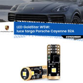 0 Luce Targa LED Porsche Cayenne 92A 2010 - 2014: T10 GoldStar T10 (W5W) Goldstar Coppia LED Canbus Next Gen