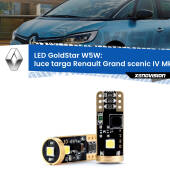 0 Luce Targa LED Renault Grand scenic IV Mk4 2016 - 2022: T10 GoldStar T10 (W5W) Goldstar Coppia LED Canbus Next Gen