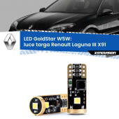 0 Luce Targa LED Renault Laguna III X91 2007 - 2015: T10 GoldStar T10 (W5W) Goldstar Coppia LED Canbus Next Gen