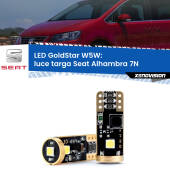 0 Luce Targa LED Seat Alhambra 7N 2010 in poi: T10 GoldStar T10 (W5W) Goldstar Coppia LED Canbus Next Gen