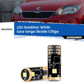 0 Luce Targa LED Skoda Citigo  2011 in poi: T10 GoldStar T10 (W5W) Goldstar Coppia LED Canbus Next Gen