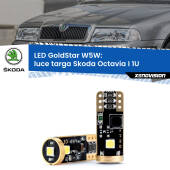 0 Luce Targa LED Skoda Octavia I 1U 1996 - 2010: T10 GoldStar T10 (W5W) Goldstar Coppia LED Canbus Next Gen