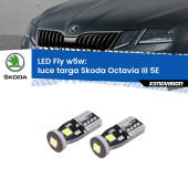 0 Luce Targa LED Skoda Octavia III 5E 2012 - 2017: W5W Fly W5W: Lampadine LED Fly 6000k (Coppia)