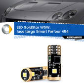 0 Luce Targa LED Smart Forfour 454 2004 - 2006: T10 GoldStar T10 (W5W) Goldstar Coppia LED Canbus Next Gen
