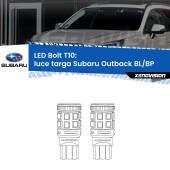 0 Luce Targa LED Subaru Outback BL/BP 2003 - 2009: T10 Bolt T10: LED Bolt 6000k (Coppia)
