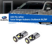0 Luce Targa LED Subaru Outback BL/BP 2003 - 2009: W5W Fly W5W: Lampadine LED Fly 6000k (Coppia)