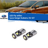 0 Luce Targa LED Subaru XV GT 2017 - 2021: W5W Fly W5W: Lampadine LED Fly 6000k (Coppia)