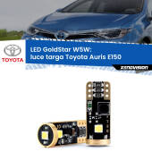 0 Luce Targa LED Toyota Auris E150 2006 - 2012: T10 GoldStar T10 (W5W) Goldstar Coppia LED Canbus Next Gen