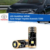 0 Luce Targa LED Toyota Avensis T220 1997 - 2003: T10 GoldStar T10 (W5W) Goldstar Coppia LED Canbus Next Gen
