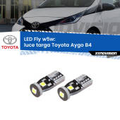 0 Luce Targa LED Toyota Aygo B4 2014 in poi: W5W Fly W5W: Lampadine LED Fly 6000k (Coppia)