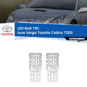 0 Luce Targa LED Toyota Celica T200 1993 - 1999: T10 Bolt T10: LED Bolt 6000k (Coppia)