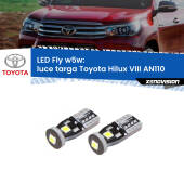 0 Luce Targa LED Toyota Hilux VIII AN110 2015 in poi: W5W Fly W5W: Lampadine LED Fly 6000k (Coppia)