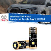 0 Luce Targa LED Toyota RAV 4 III XA30 2005 - 2014: T10 GoldStar T10 (W5W) Goldstar Coppia LED Canbus Next Gen