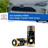 0 Luce Targa LED Toyota Yaris Cross  2020 in poi: T10 GoldStar T10 (W5W) Goldstar Coppia LED Canbus Next Gen