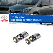 0 Luce Targa LED Toyota Yaris Mk1 1999 - 2005: W5W Fly W5W: Lampadine LED Fly 6000k (Coppia)