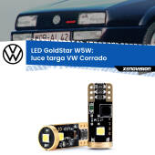 0 Luce Targa LED VW Corrado 1988 - 1995: T10 GoldStar T10 (W5W) Goldstar Coppia LED Canbus Next Gen