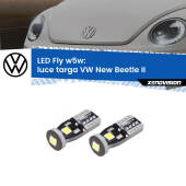 0 Luce Targa LED VW New Beetle II Versione 1: W5W Fly W5W: Lampadine LED Fly 6000k (Coppia)