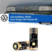 0 Luce Targa LED VW Passat B3 1988 - 1996: T10 GoldStar T10 (W5W) Goldstar Coppia LED Canbus Next Gen