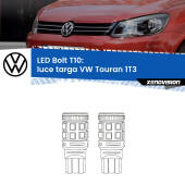 0 Luce Targa LED VW Touran 1T3 2010 - 2015: T10 Bolt T10: LED Bolt 6000k (Coppia)