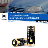 0 Luce Vano Motore LED Citroën C3 2002 - 2009: T10 GoldStar T10 (W5W) Goldstar Coppia LED Canbus Next Gen