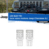 0 Luce Vano Motore LED Jeep Cherokee XJ 1984 - 2001: T10 Bolt T10: LED Bolt 6000k (Coppia)