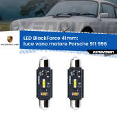 0 Luce Vano Motore LED per Porsche 911 996 1997 - 2005: C5W BlackForce 41mm (Coppia) C5W 41mm: LED Blackforce 6000k (Coppia)
